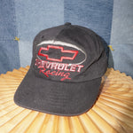 OSFA - Vintage 1990s Chevrolet racing embroidered faded hat