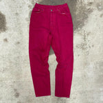 Vintage y2k levis strauss denim over dyed red 90s jeans