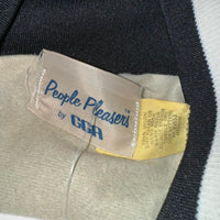 Vintage nbc 1980's embroidered satin bomber jacket