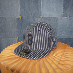 7 5/8 60.6CM-Vintage / Y2K Striped Boston Red Sox Fitted Cap