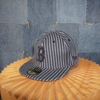 7 5/8 60.6CM-Vintage / Y2K Striped Boston Red Sox Fitted Cap