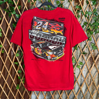 Vintage Y2K Jeff Gordon 24 flame nascar racing 2000s t-shirt