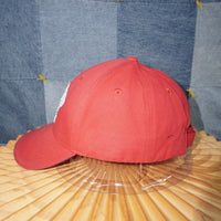 OSFA - Vintage Y2K red carpet car wash embroider puff hat