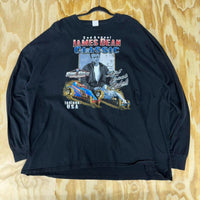 Vintage y2k james dean midget car racing long sleeve t-shirt