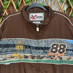 vintage y2k dale jarrett nascar 1990s windbreaker jacket
