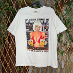 Vintage Y2K beer boobs seductive Amsterdam 1990s t-shirt