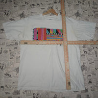XL - Vintage Y2K Santa Fe vacation abstract art 90s t-shirt