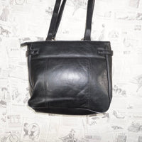 OSFA - black essential pocket cargo style shoulder bag purse