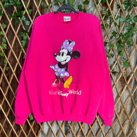 Vintage Y2K Walt Disney World Minnie mouse 1990s sweatshirts