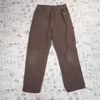 30x32-Vintage Y2K high Sierra workwear carpenter brown pants
