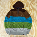 Vintage y2k es skateboards fleece zip up 2000s skate hoodie