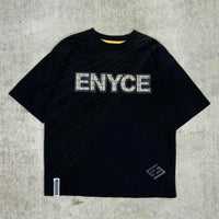 Vintage y2k enyce plaid logo t-shirt