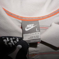 Large - Vintage / Y2K Nike 2000s stripe embroider golf polo