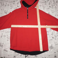 Large -Vintage Y2K union Bay quarter zip fleece 1990s jacket
