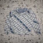 Medium-Vintage Y2K zip up plaid grunge velocity youth hoodie