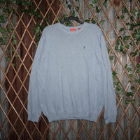 XL - Vintage Y2K IZOD embroidered 2000s knit argyle sweater