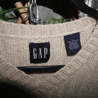Large - Vintage Y2K Gap Knit 90s 00s prep essential sweater