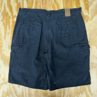 Vintage y2k anchor blue cargo skate surf 2000s baggy shorts