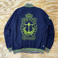 Vintage y2k five four 2000 nautica embroidered zip up jacket