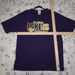 XL - Vintage Y2K Los Angeles Lakers NBA 2000s purple t-shirt