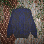 Medium - Vintage Y2K Aztec style abstract 1990s knit sweater