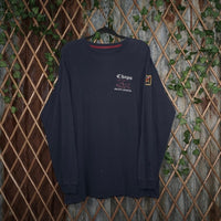 XL - Vintage Y2K chaps Ralph Lauren fade long sleeve t-shirt