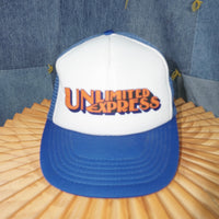 Medium - Vintage unlimited express essential 90s trucker hat