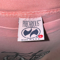 Vintage Y2K precarious 1990s faded bicycle bike t-shirt