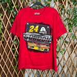 Vintage Y2K Jeff Gordon 24 flame nascar racing 2000s t-shirt