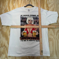 Vintage Y2K beer boobs seductive Amsterdam 1990s t-shirt