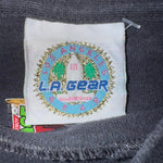 Vintage y2k la gear graffiti street gym cropped L/S t-shirt