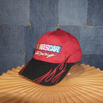 OSFA - Vintage Y2K NASCAR racing embroidered flame 2000s hat