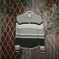 Large - Vintage Y2K St. John’s Bay knit stripe femme sweater