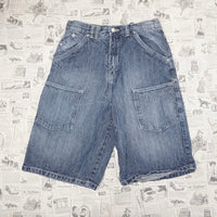 18-Vintage Y2K Sean John denim carpenter embroider 00s jorts