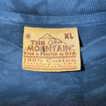 Vintage Y2K the mountain tie-dye 90s native wolf LS T-shirt