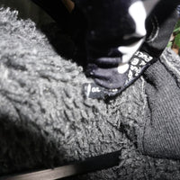L- Vintage / Y2K 2000’s Sherpa lined y2k embroidered  jacket