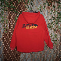 Large -Vintage Y2K union Bay quarter zip fleece 1990s jacket