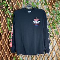 Vintage Y2K Billy’s long bar Oktoberfest  flame 00s LS shirt