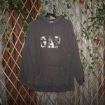 Large -Vintage Y2K gap spell out essential 2000s fade hoodie