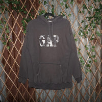 Large -Vintage Y2K gap spell out essential 2000s fade hoodie