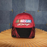 OSFA - Vintage Y2K NASCAR racing embroidered flame 2000s hat
