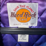 Vintage hard rock cafe SD 1990s embroidered letterman jacket