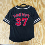 Vintage 1990 disneyland grumpy dwarf baseball jersey t-shirt