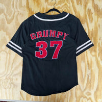 Vintage 1990 disneyland grumpy dwarf baseball jersey t-shirt