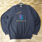 Vintage y2k blues music monterey bay embroidered crewneck