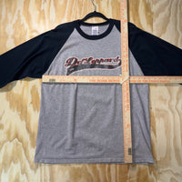 Vintage Y2K Def Leppard 3/4 sleeve 00s band baseball t-shirt