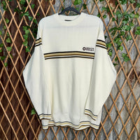 Vintage Y2K south pole embroider grunge 00s striped sweater