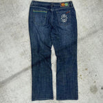 Vintage y2k platinum chicos embroidered femme pants