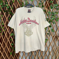 Vintage Y2K Harley Davidson motorcycle anniversary t-shirt