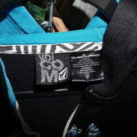 Medium - Vintage Y2K volcom stone zip up 2000s skate hoodie